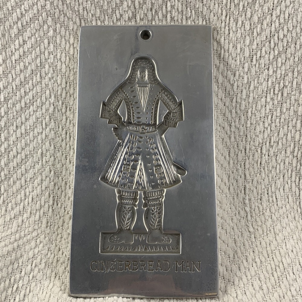 Vintage Gingerbread Man Cookie Mold Reproduction‎ Williamsburg VA CW 24-20